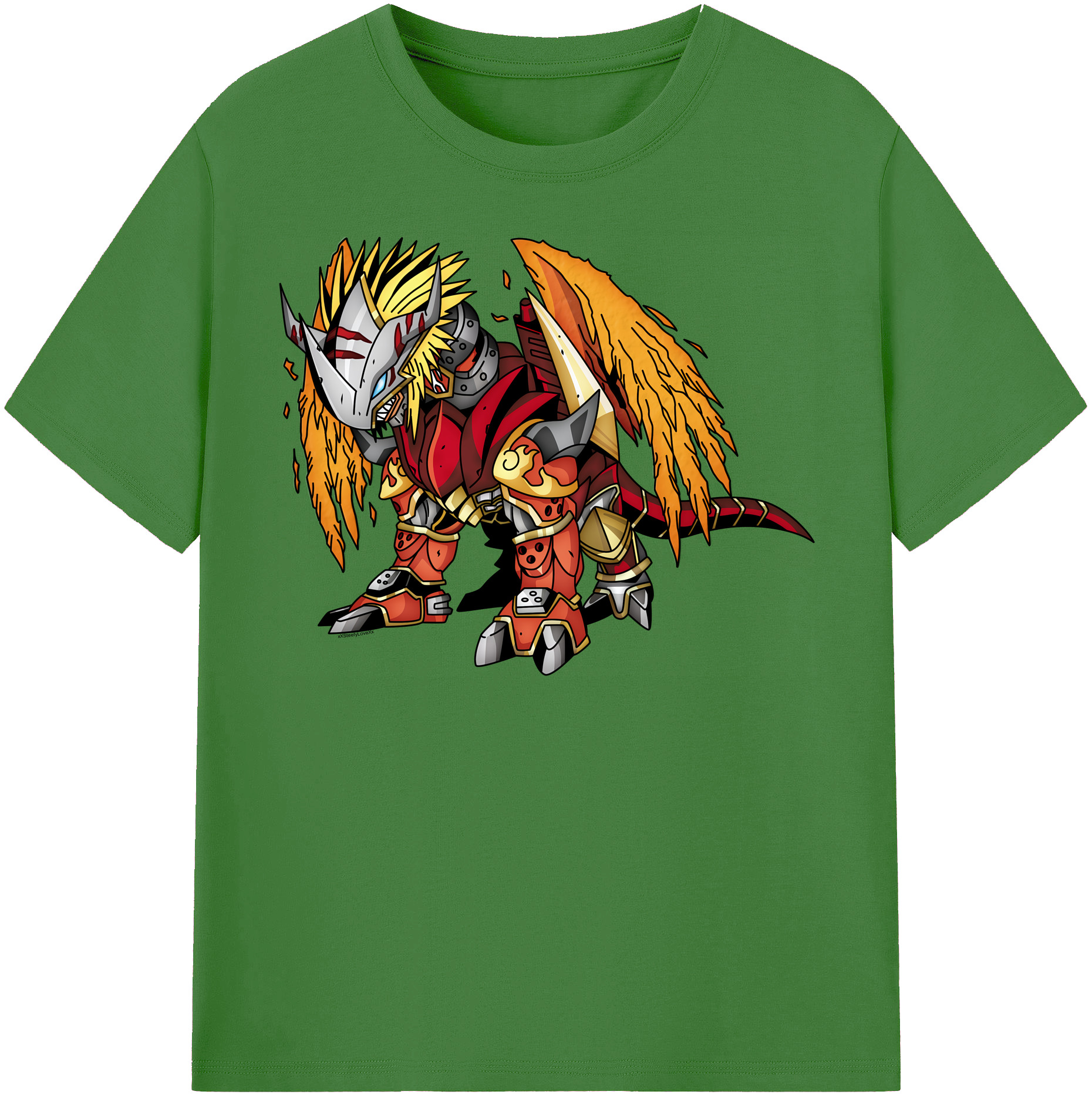 （画像用） Digimon デジタルモンスター/デジモン レディースカジュアルプリントTシャツ（綿100％）